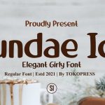 Sundae Ice Font › Fontesk