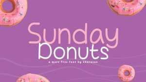 Sunday Donuts Font › Fontesk
