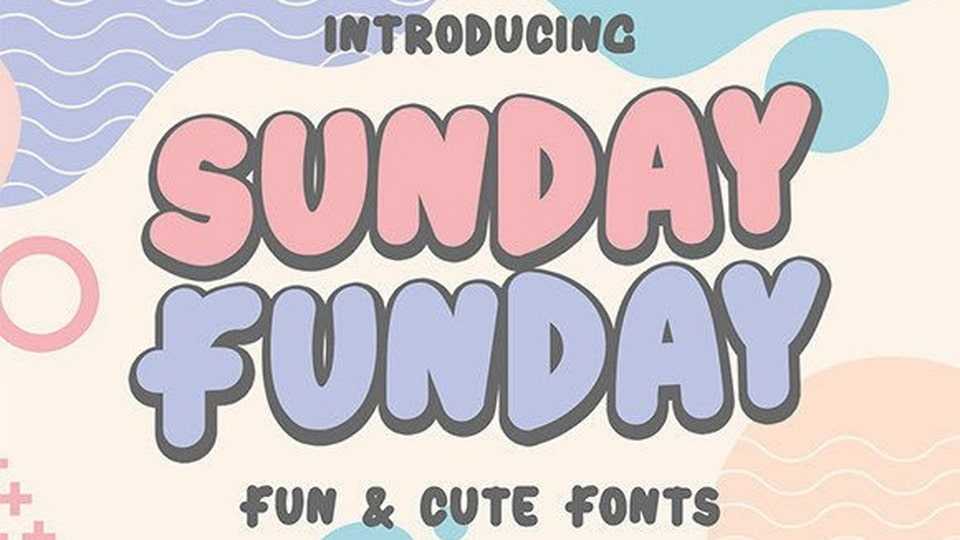 Sunday Funday Font › Fontesk