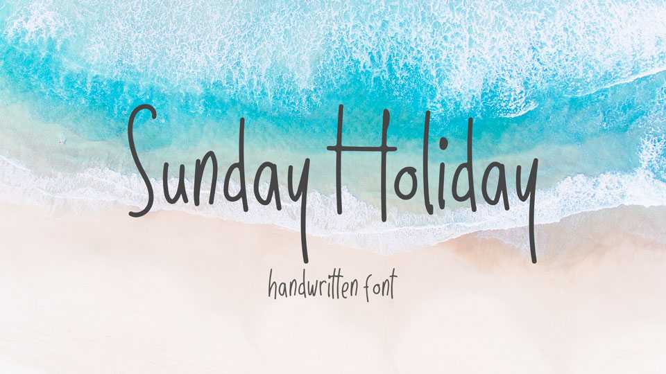 Sunday Holiday Font › Fontesk