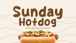 Sunday Hotdog Font › Fontesk