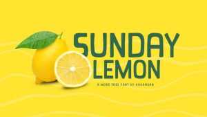 Sunday Lemon Font › Fontesk