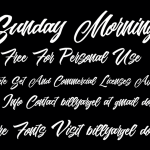 Sunday Morning Font