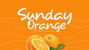 Sunday Orange Font › Fontesk