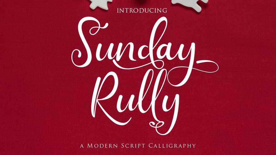 Sunday Rully Font › Fontesk