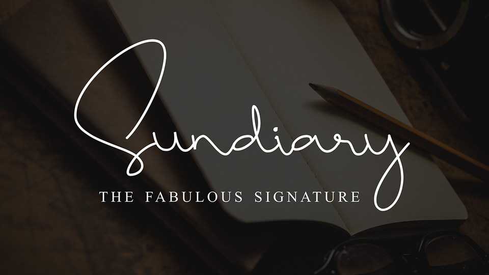 Sundiary Script Font › Fontesk
