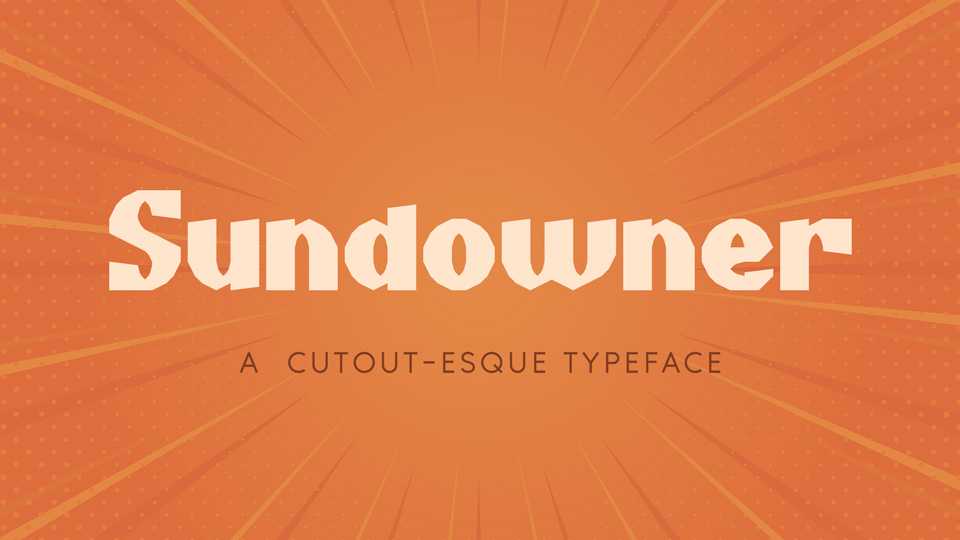 Sundowner Font › Fontesk
