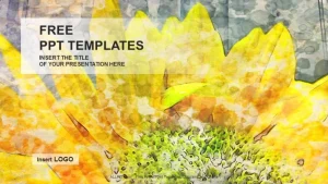 Sunflower Nature PPT Templates