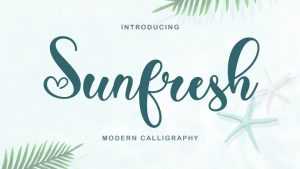 Sunfresh Font › Fontesk