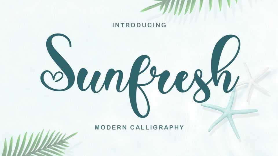 Sunfresh Font › Fontesk