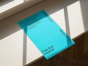 Sunlit flyer mockup