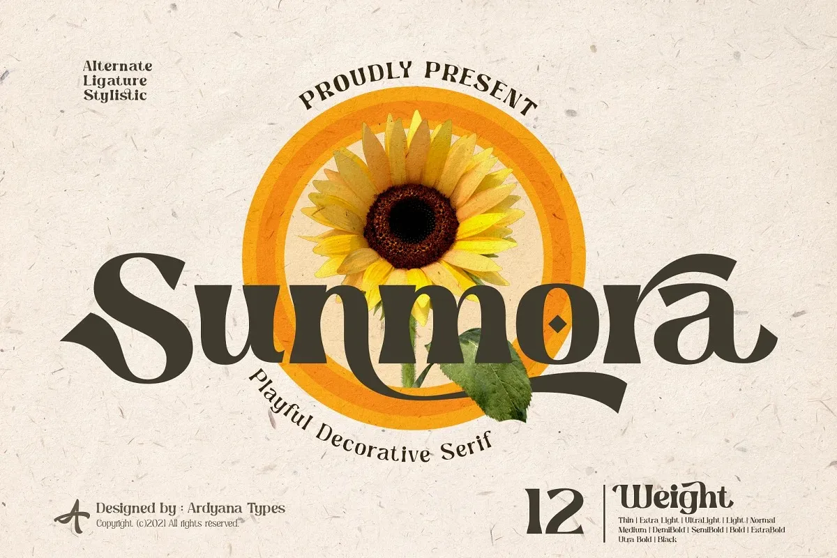Sunmora Font