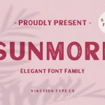 Sunmore Slant Display Font