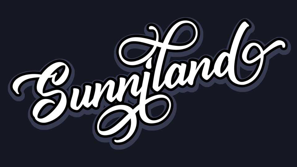 Sunniland Script Font › Fontesk