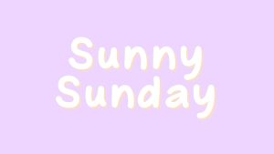 Sunny Sunday Font › Fontesk