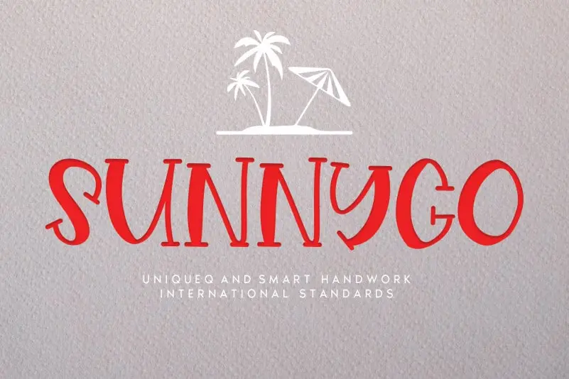 Sunnygo Display Font