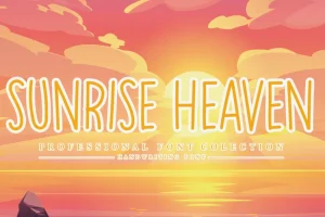 Sunrise Heaven Display Font