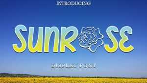 Sunrose Font › Fontesk