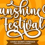 Sunshine Festival Font › Fontesk