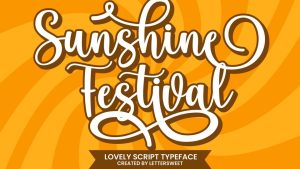 Sunshine Festival Font › Fontesk