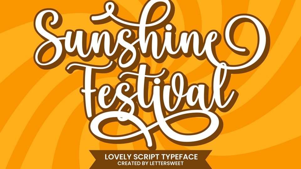 Sunshine Festival Font › Fontesk
