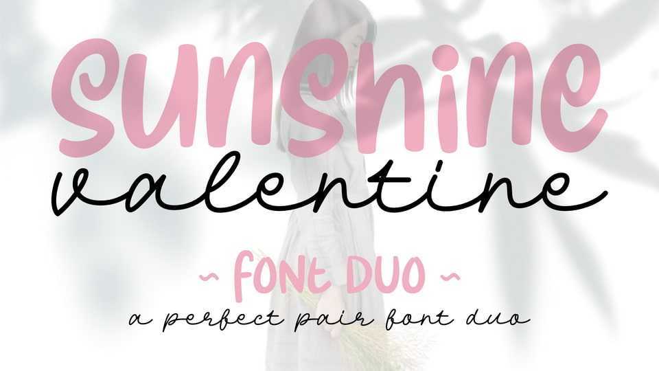 Sunshine Valentine Font Duo › Fontesk
