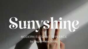Sunyshine Font › Fontesk