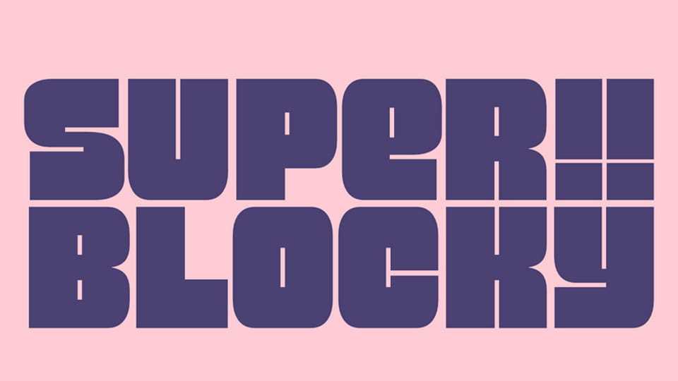 Super Blocky Font › Fontesk