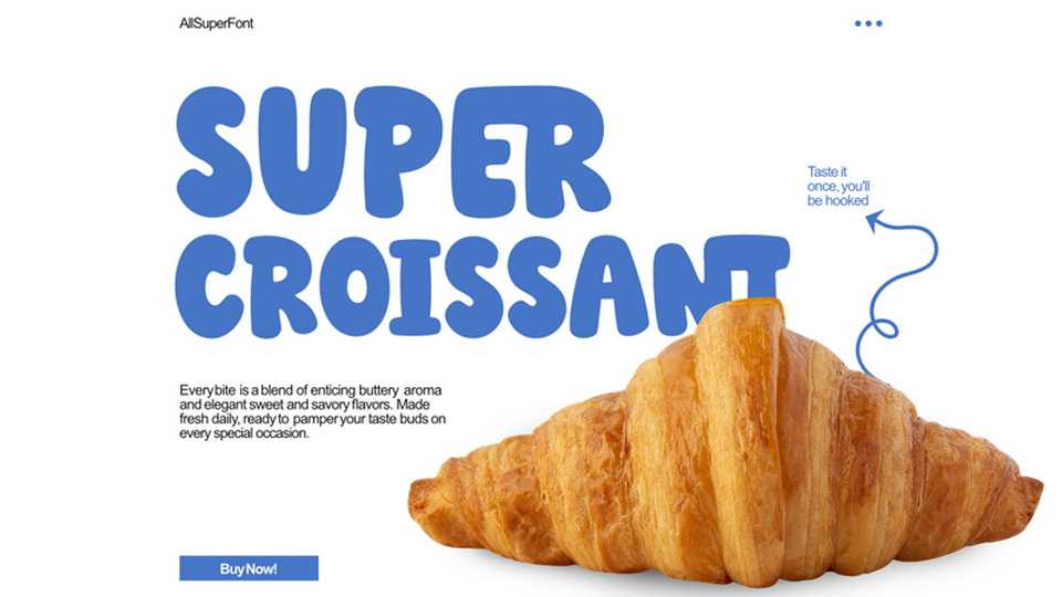 Super Croissant Font › Fontesk