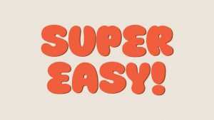 Super Easy Font › Fontesk