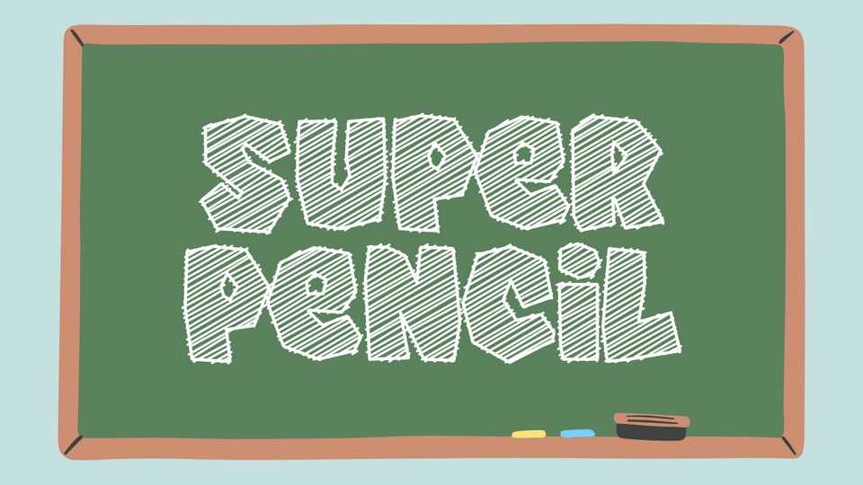 Super Pencil Font › Fontesk