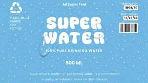 Super Water Font › Fontesk