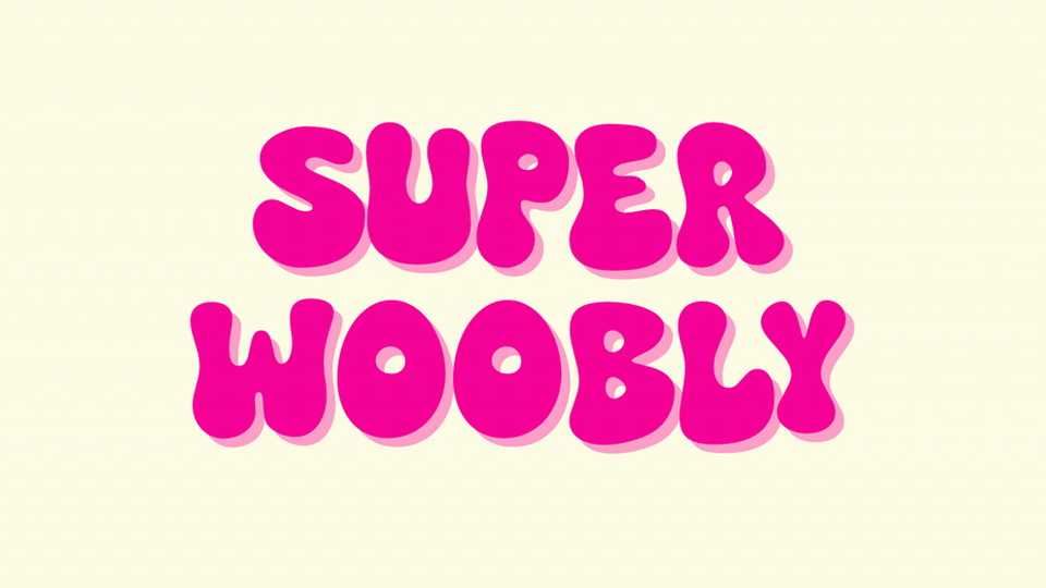 Super Woobly Font › Fontesk