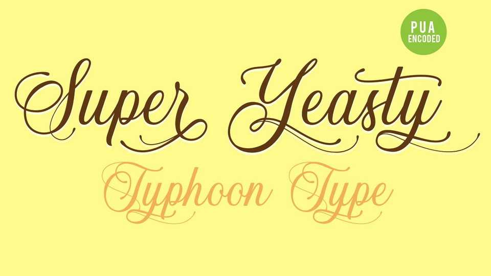 Super Yeasty Font › Fontesk