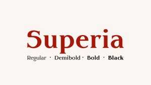 Superia Font Family › Fontesk