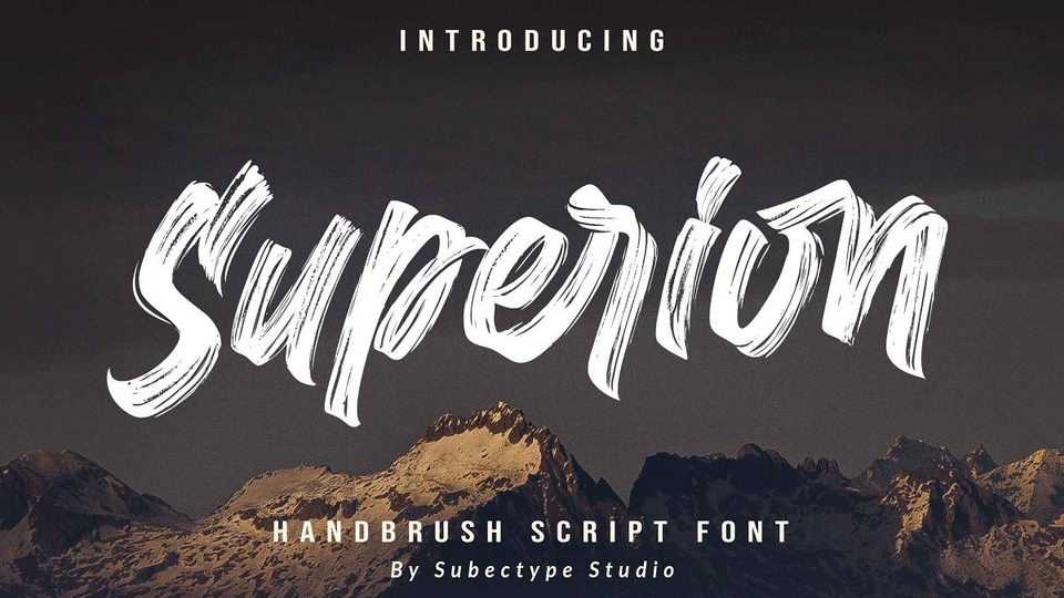 Superion Font › Fontesk
