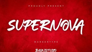 Supernova Font › Fontesk