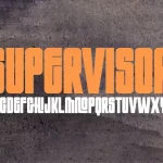 Supervisor Display Font