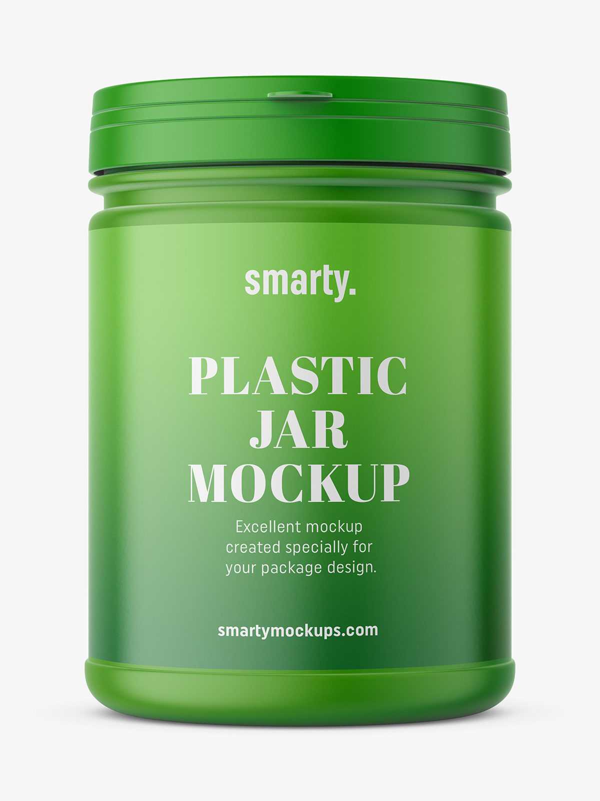 Supplement jar mockup / matt