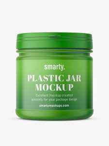 Supplement jar mockup / matt