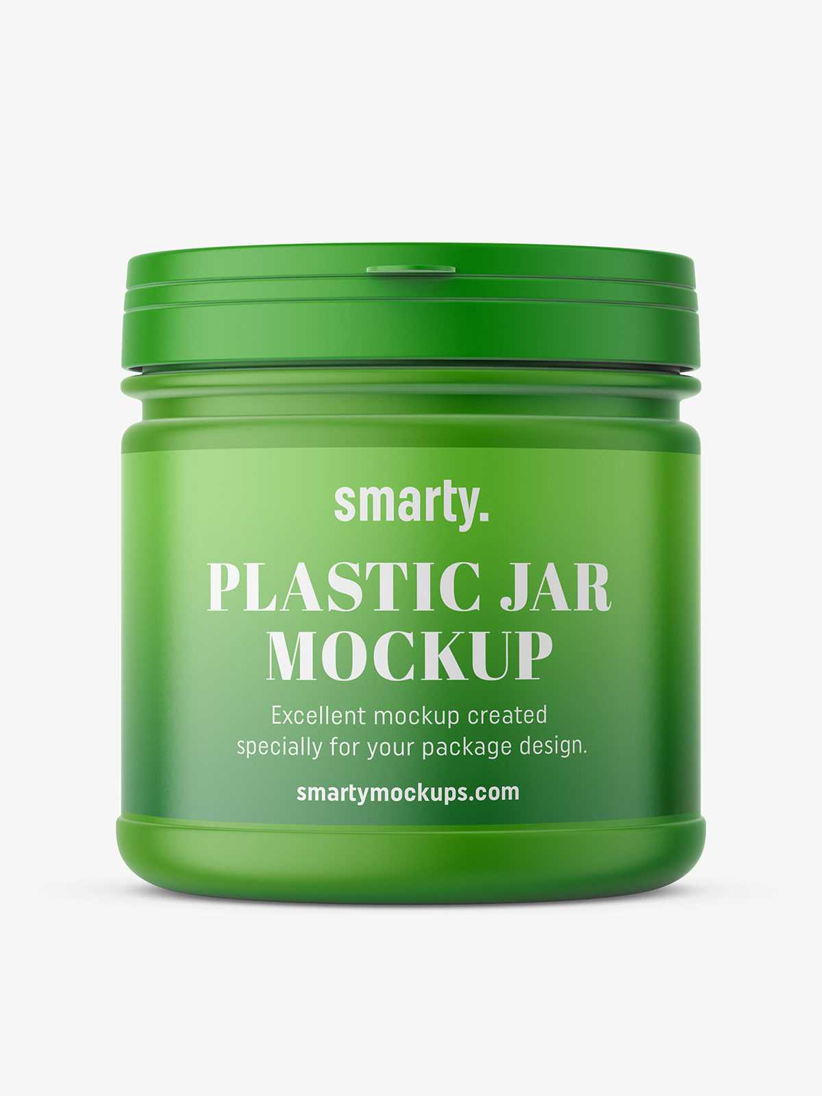 Supplement jar mockup / matt