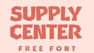 Supply Center Font › Fontesk