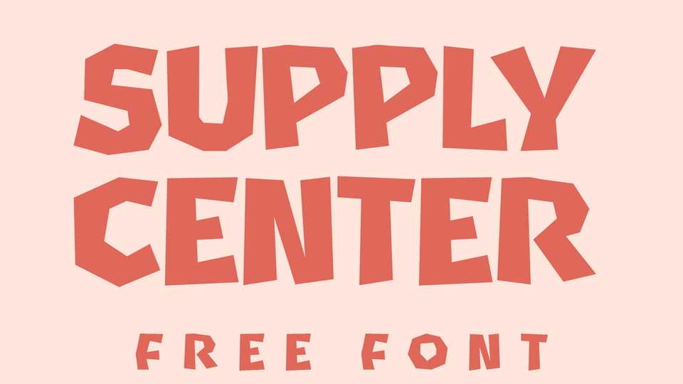 Supply Center Font › Fontesk