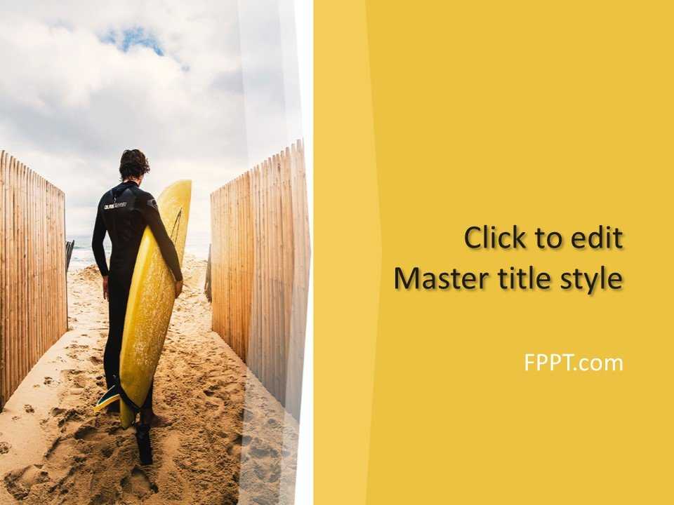 Surfing PowerPoint Template