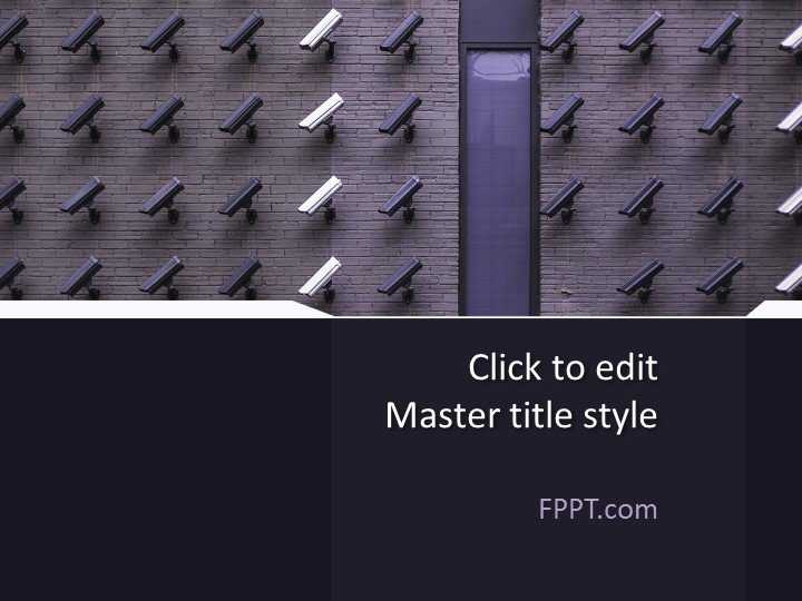 Surveillance PowerPoint Template