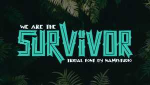 Survivor Font › Fontesk
