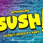 SUSH! Font - Fonte Grátis SUSH! Font