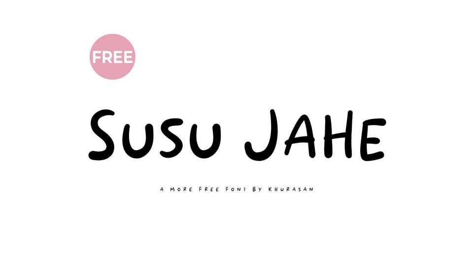 Susu Jahe Font › Fontesk