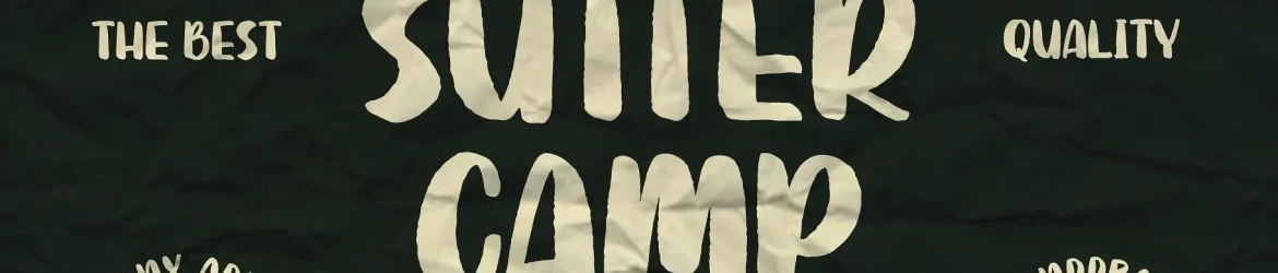 SUTTER CAMP Typeface