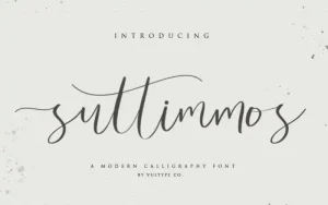 Suttimmos Script Font